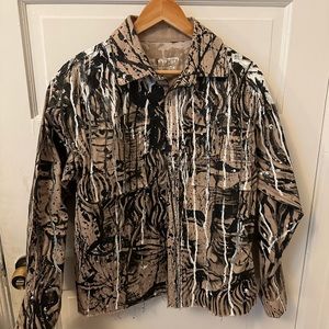 Black Stripes re-worked jacket